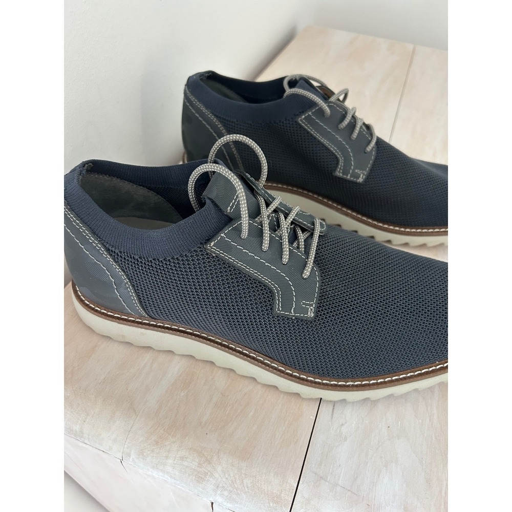 J Murphy Johnston Murphy Mens Knit Derby Shoes Navy Grey Camo 29-40846 Size 10M